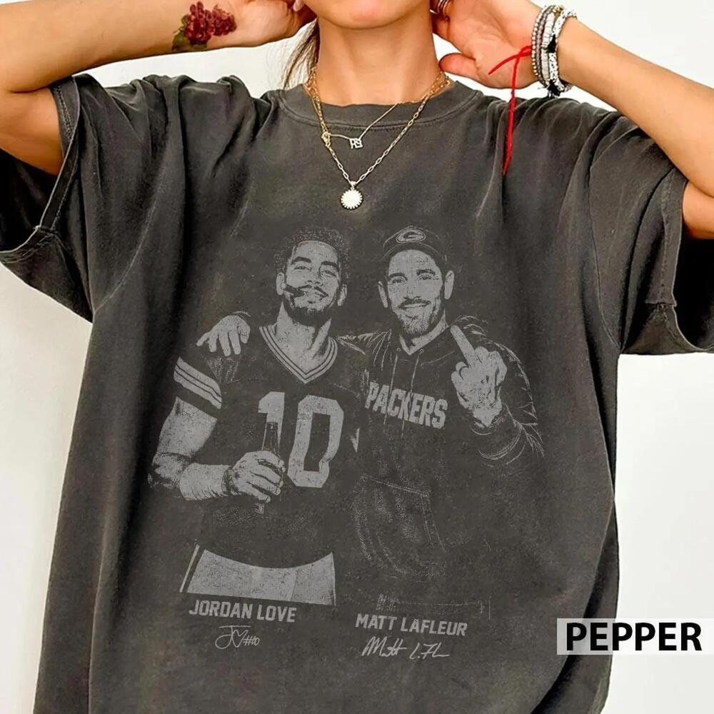 S Matt Lafleur Jordan Love Funny Football Shirt